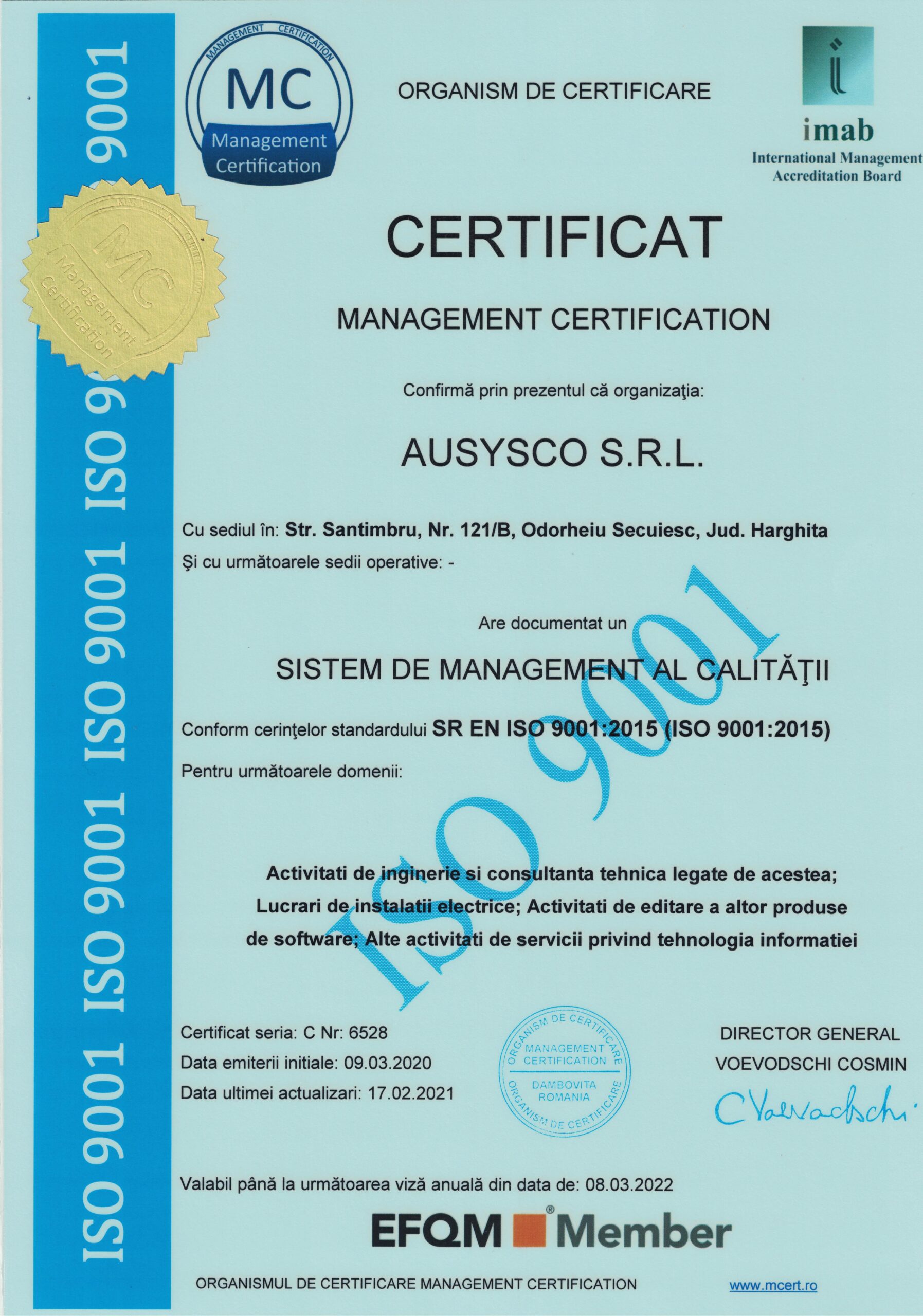 2021 - ISO 9001